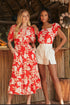 Lilo Tropics Swazi Flutter Sleeve Top